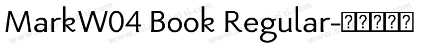 MarkW04 Book Regular字体转换